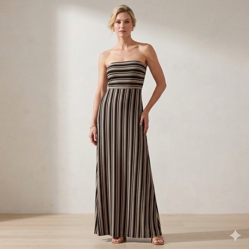 Banana Republic Factory Sleeveless Maxi Dress W/Split Hem S.Never worn, No Tag